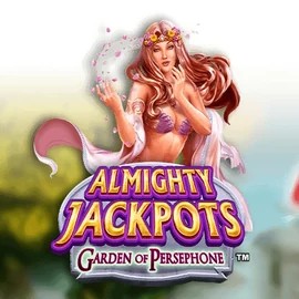 Almighty Jackpots: Garden of Persephone logo – Jackpots by Novomatic at Hypekasino Casino