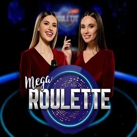 Mega Roulette logo by Pragmatic Play at Hypekasino Casino