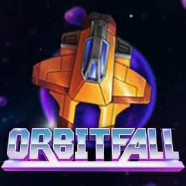 Orbitfall slot logo by ELK Studios at Hypekasino CasinoOrbitfall