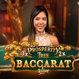 Prosperity Tree Baccarat logo by Evolution at Hypekasino Casino