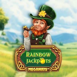 Rainbow Jackpots Megaways online game logo by Red Tiger Gaming on hypekasino.eu