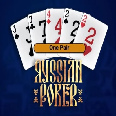 Russian Poker online game logo by OneTouch Games on hypekasino.eu